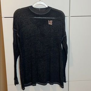 Pink Victoria’s Secret burnout shirt small